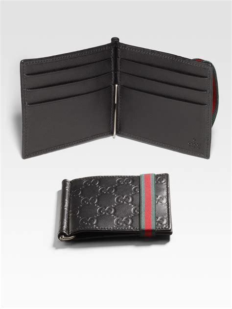 gucci mens wallet money clip